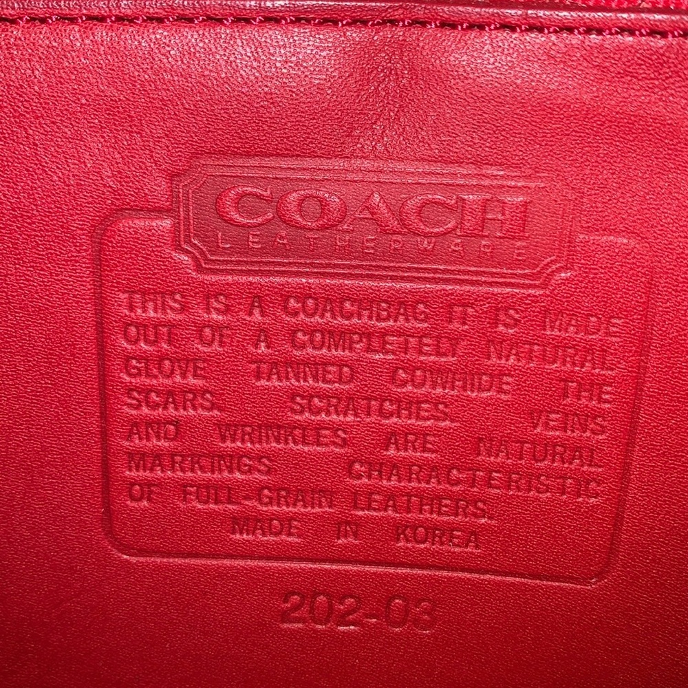 red coach bag - Picture 6 of 6